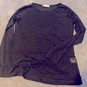 Mesh shirt long sleeve